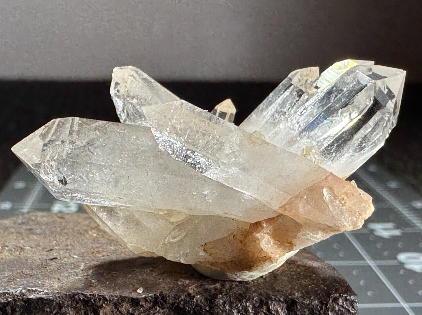 ➤ Natural 1-7/8 Inch QUARTZ CRYSTAL CLUSTER – Hot Springs Arkansas VIDEO➤344