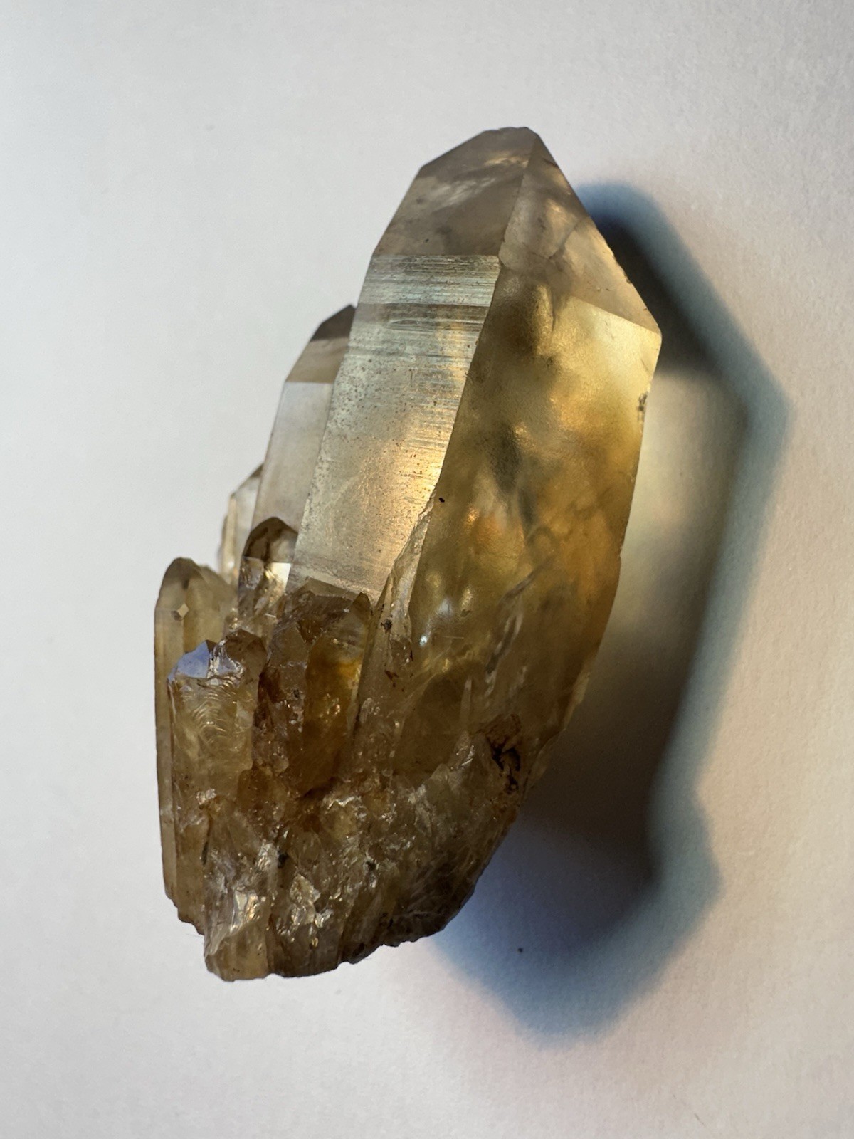 Natural Citrine Crystal Cluster Point Mineral Specimen Congo Africa