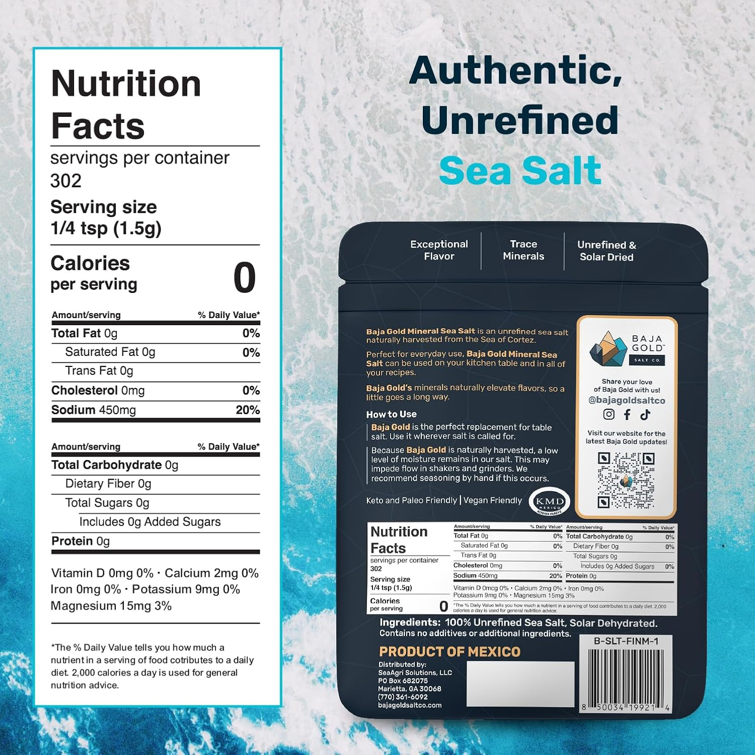 Signature Mineral Sea Salt – Recommended by Gary Brecka – Authentic
