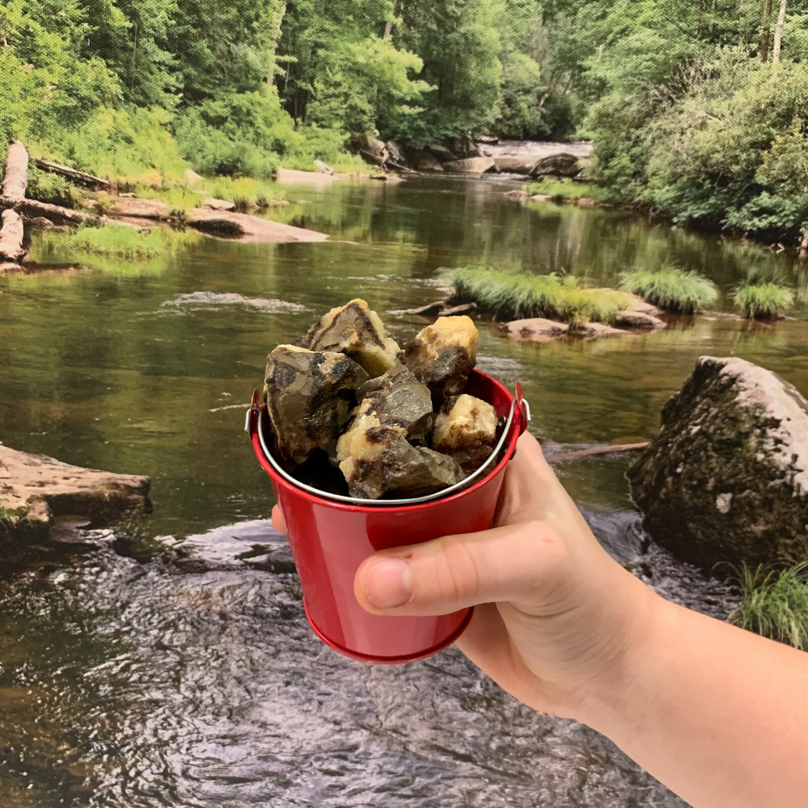 Bucket Full of Septarian Rough + FREE faceted gemstone – Pick Bucket Color