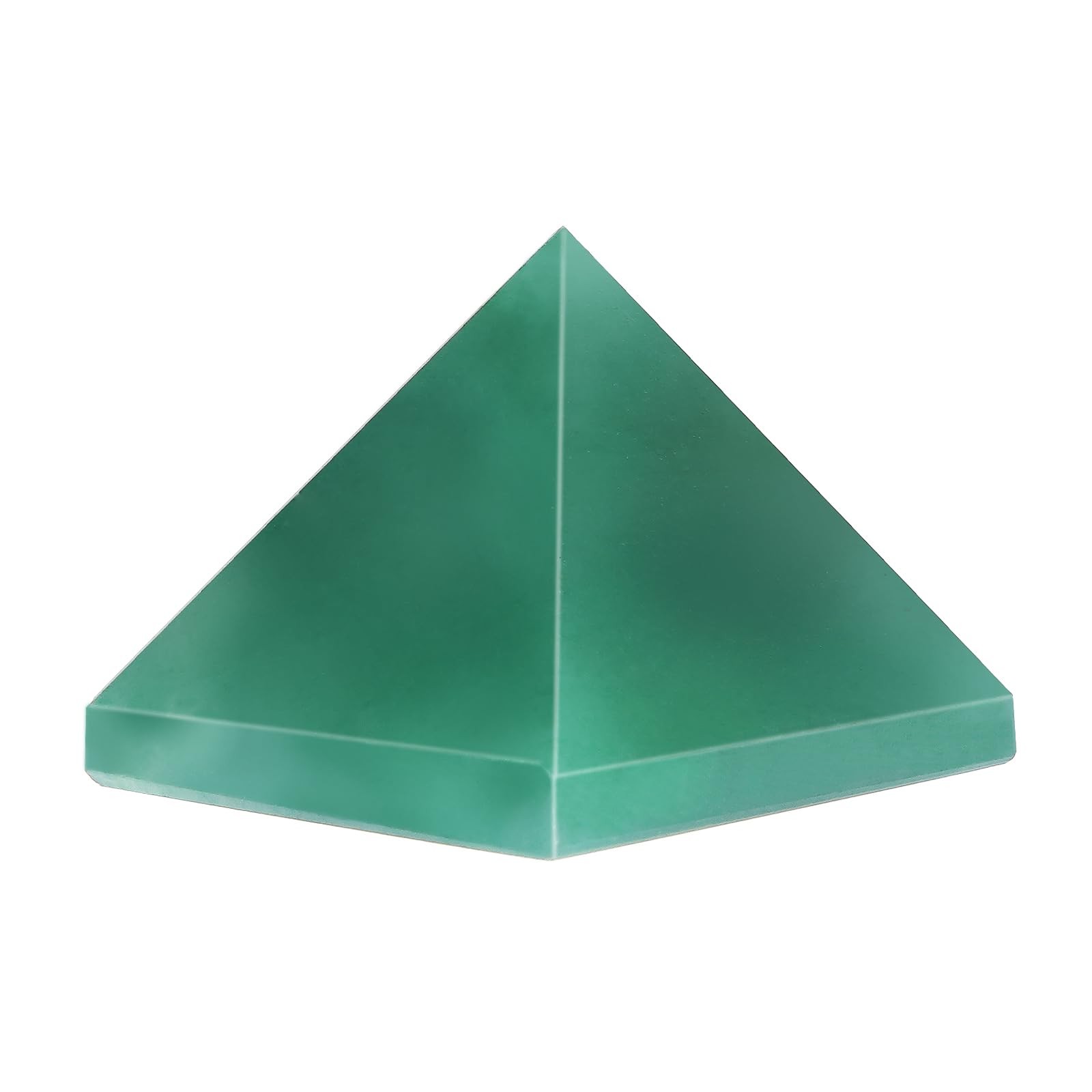Natural Green Aventurine Healing Crystal Pyramid Sculpture – Sacred Geometry …