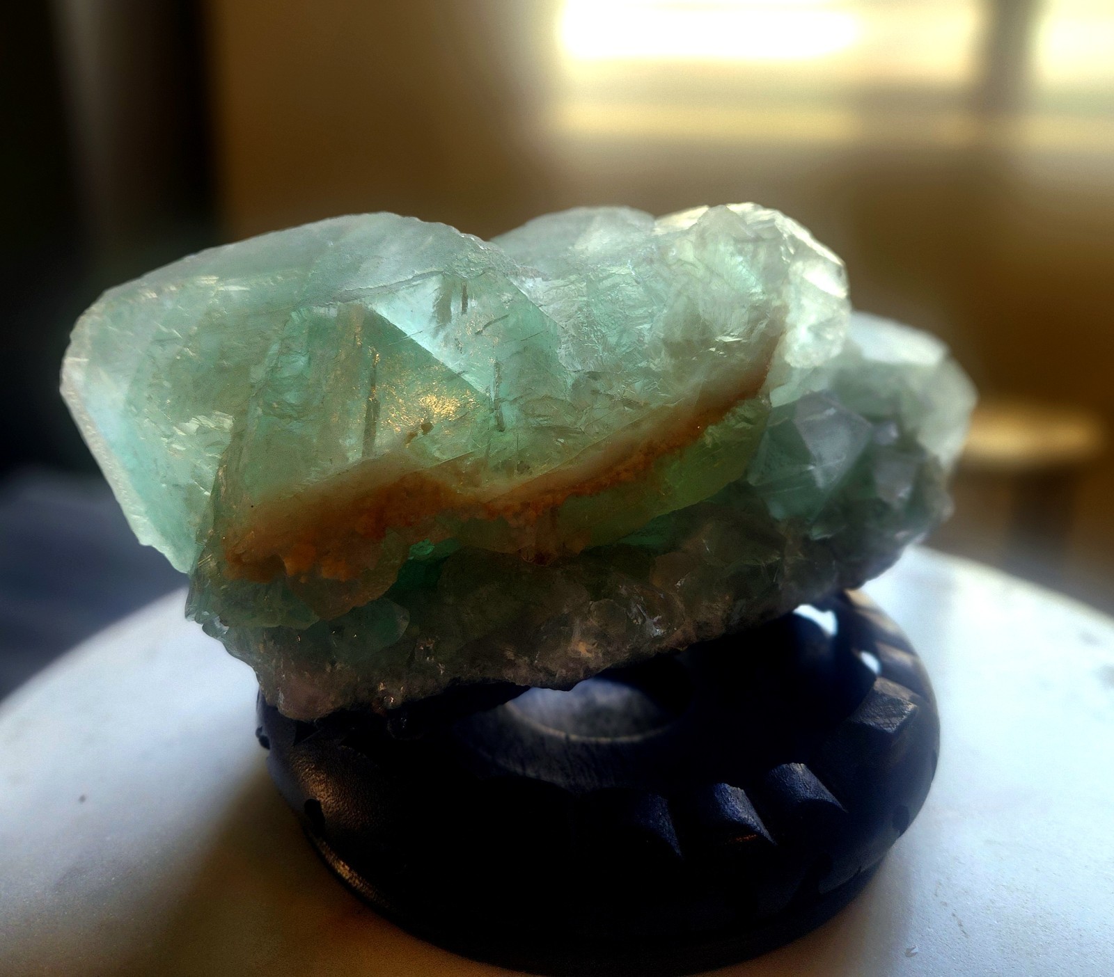 8 lb Cubic Flourite – Hardin County Cave-In Rock Specimen