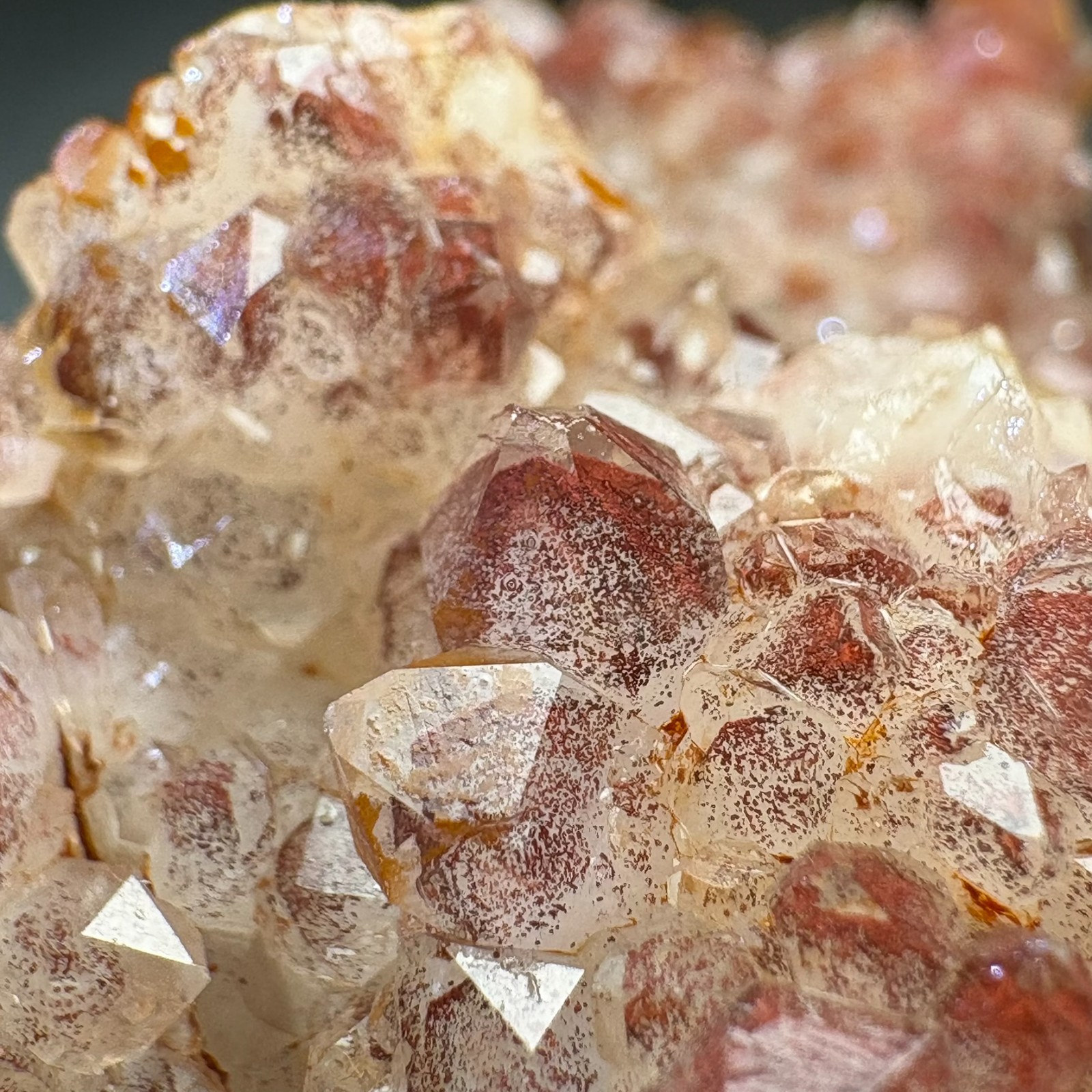 Natural Quartz w/ Pyramid Includion Cluster Crystal Raw Mineral Specimen Healing