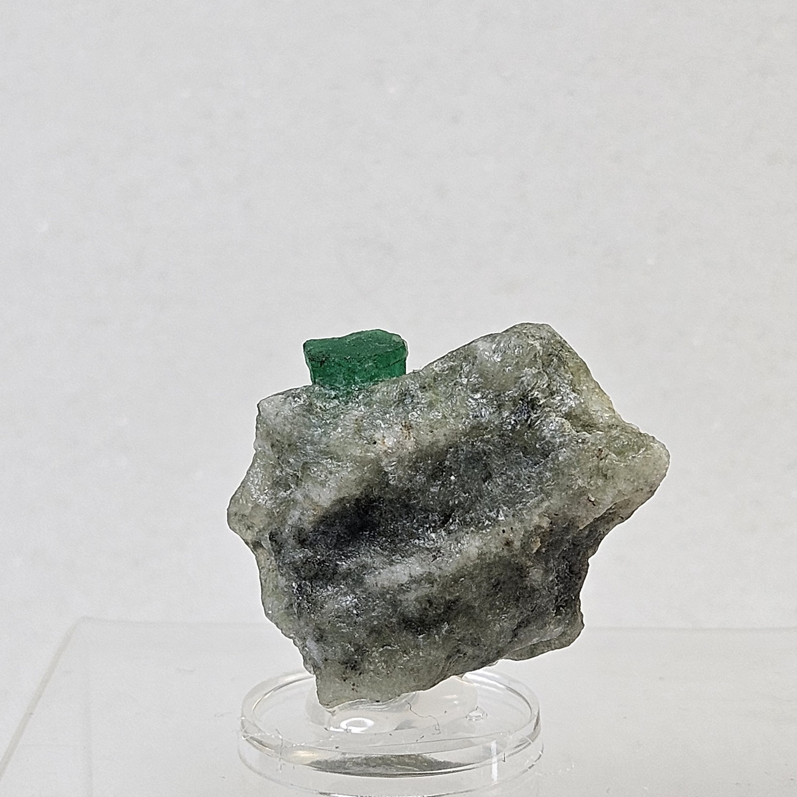 Lovely Natural Terminated Emerald Crystal On Matrix U.S Seller Swat Pakistan