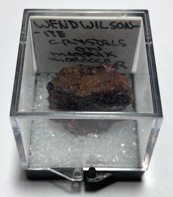 Rare Wendwilsonite sugary crystals Thumbnail from Morocco