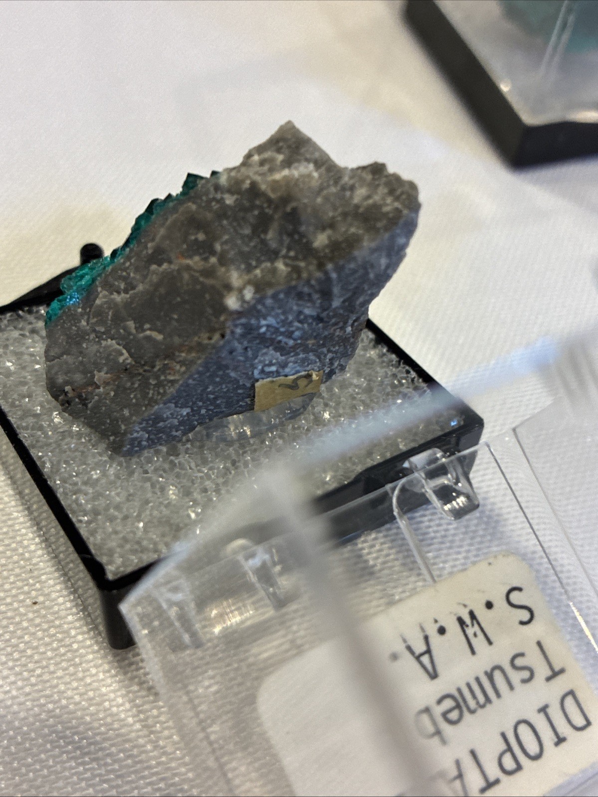 DIOPTASE TSUMEB SW AFRICA HYBLOCKROCKSTORE