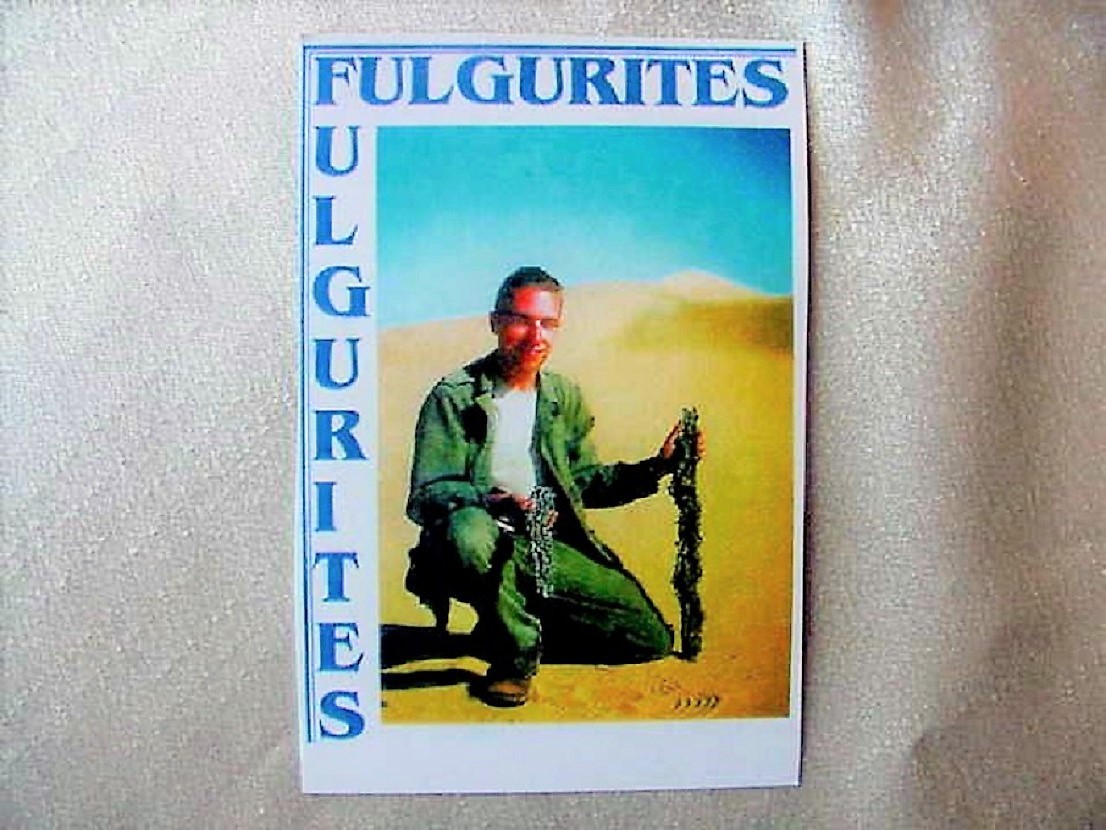 (r365-84) 1-7/8″ Fulgurite lightning strike beach sand glass Georgia fulgurites