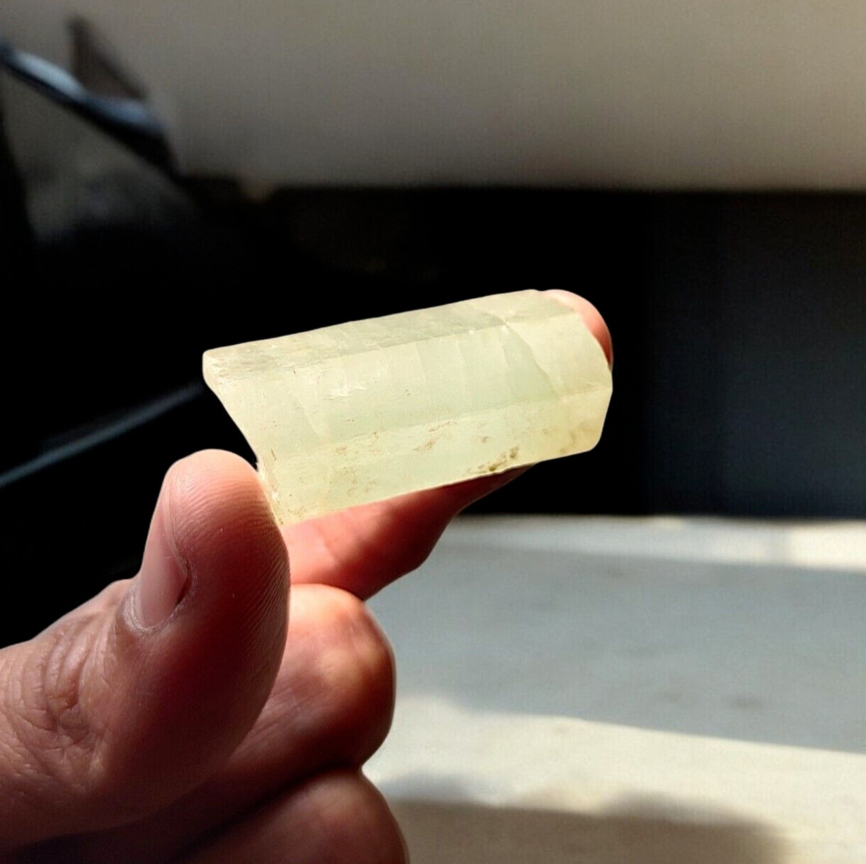 18g Raw Blue-Green Aquamarine Beryl Natural Corrosion Crystal Rough Specimen