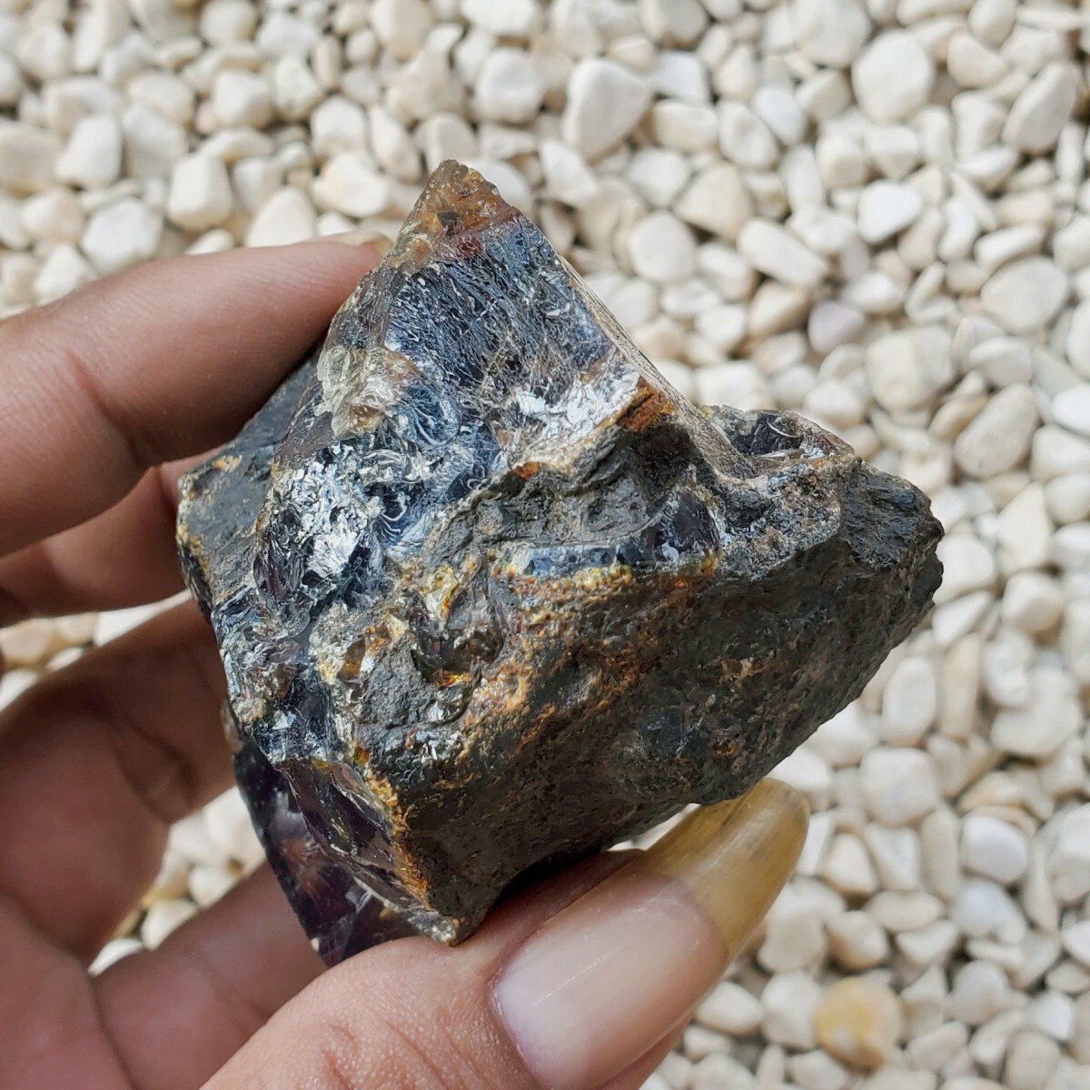 105 Grams Sumatran Blue Amber Rough #99