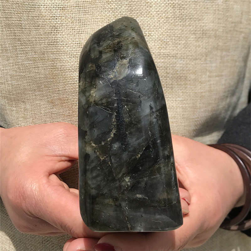 1.03kg Natural Labradorite Quartz Crystal Spectrolite Mineral Reiki healing
