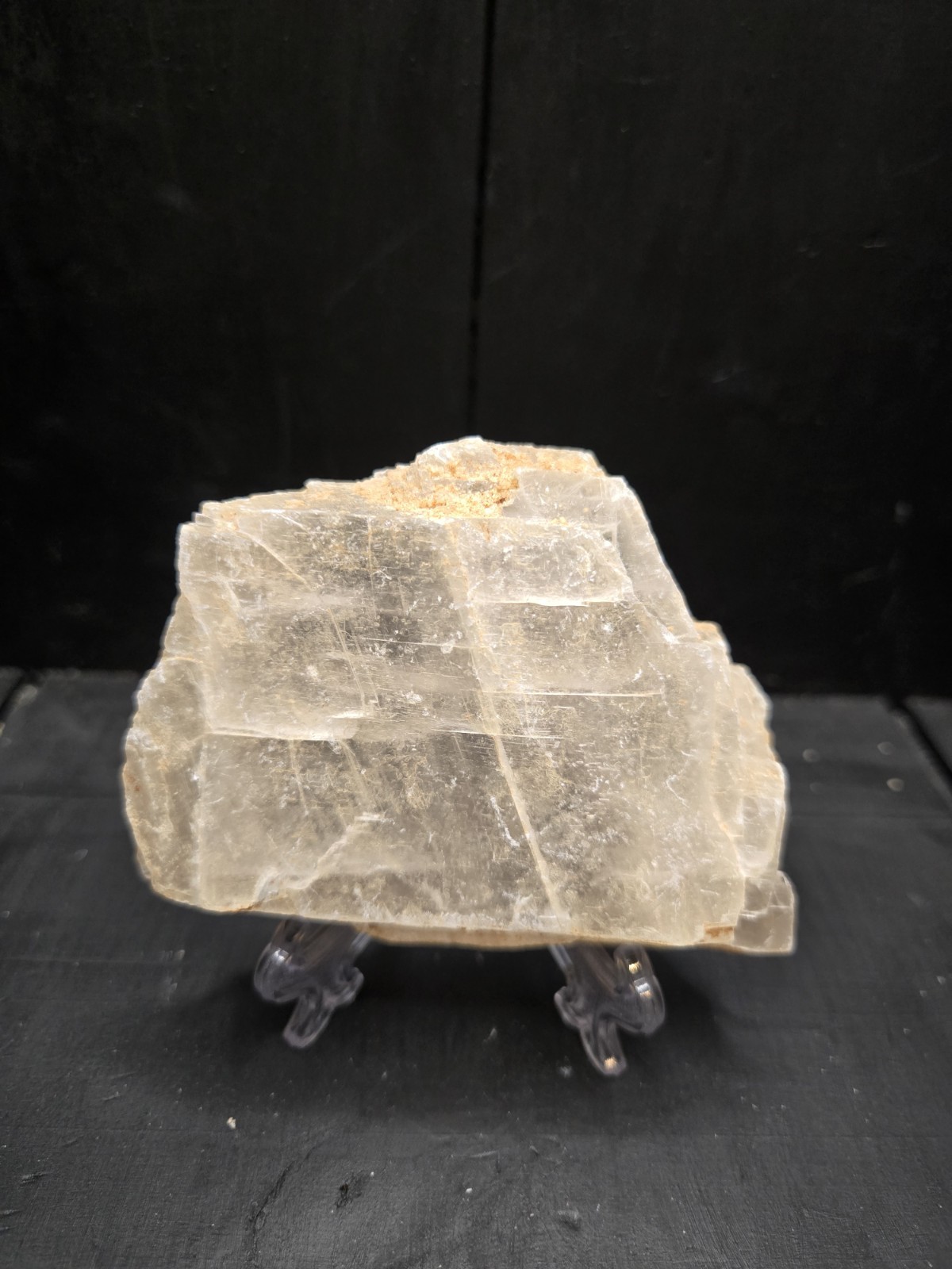 Raw Selenite Crystal Slab From Arizona 6.2 oz Natural Gypsum Mineral Specimen