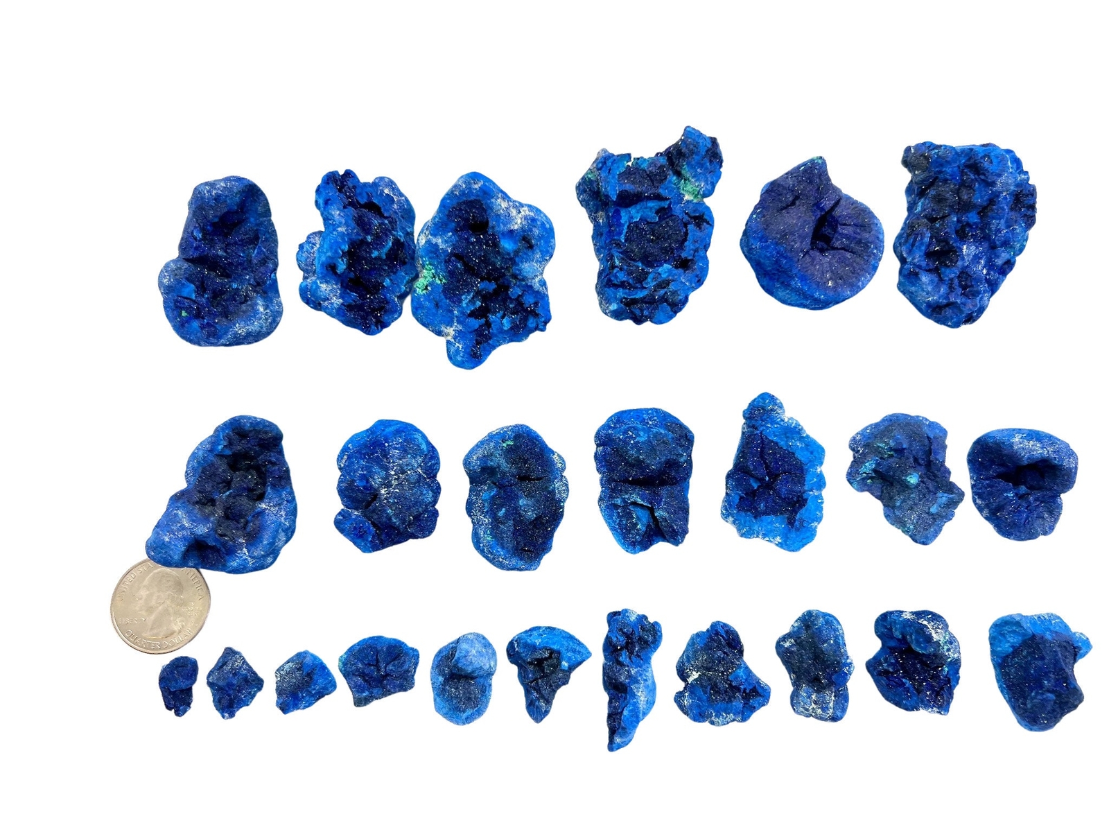 Raw Azurite & Malachite Cluster, Natural Azurite Poteryaevskoe Mine, Siberia