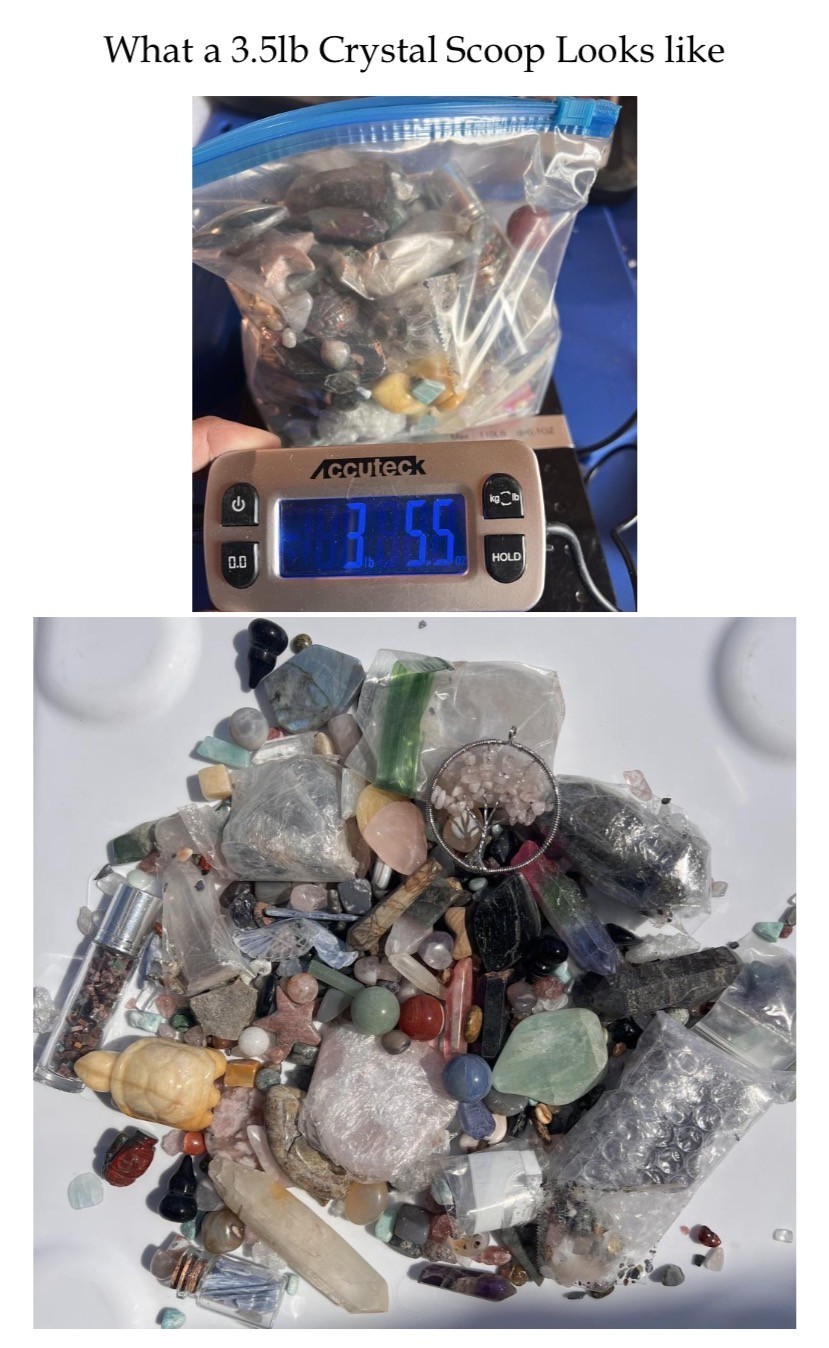 Crystal 3.5lb Mystery Scoop – also comes with 1–2 mystery