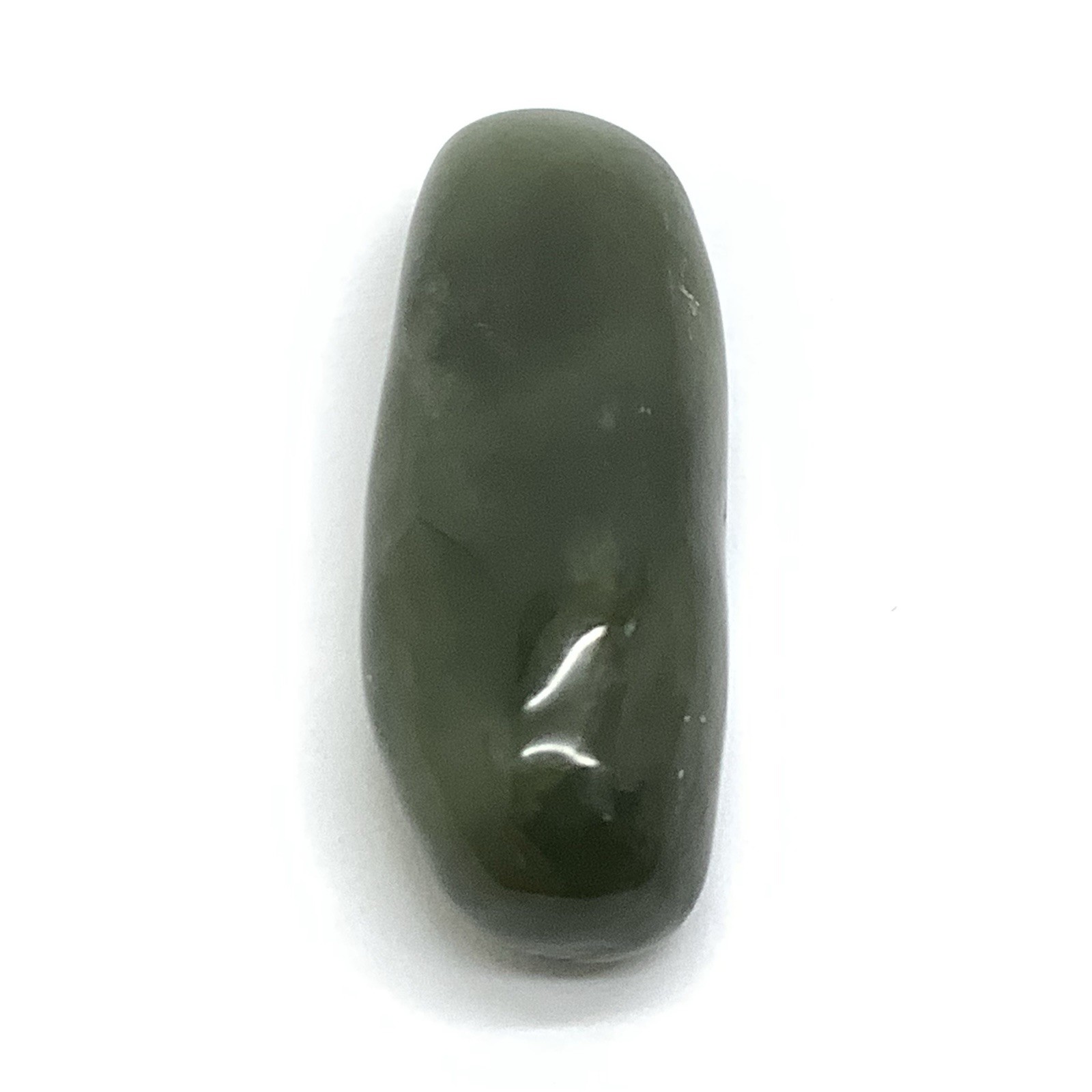 Siberian Jade Pebble Green Nephrite Jade Stone Specimen Siberia 8g