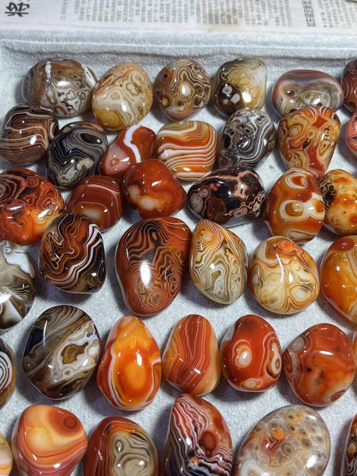 2.2LB Natural Sardonyx Agate Quartz Carved Palm Crystal Reiki Healing decor