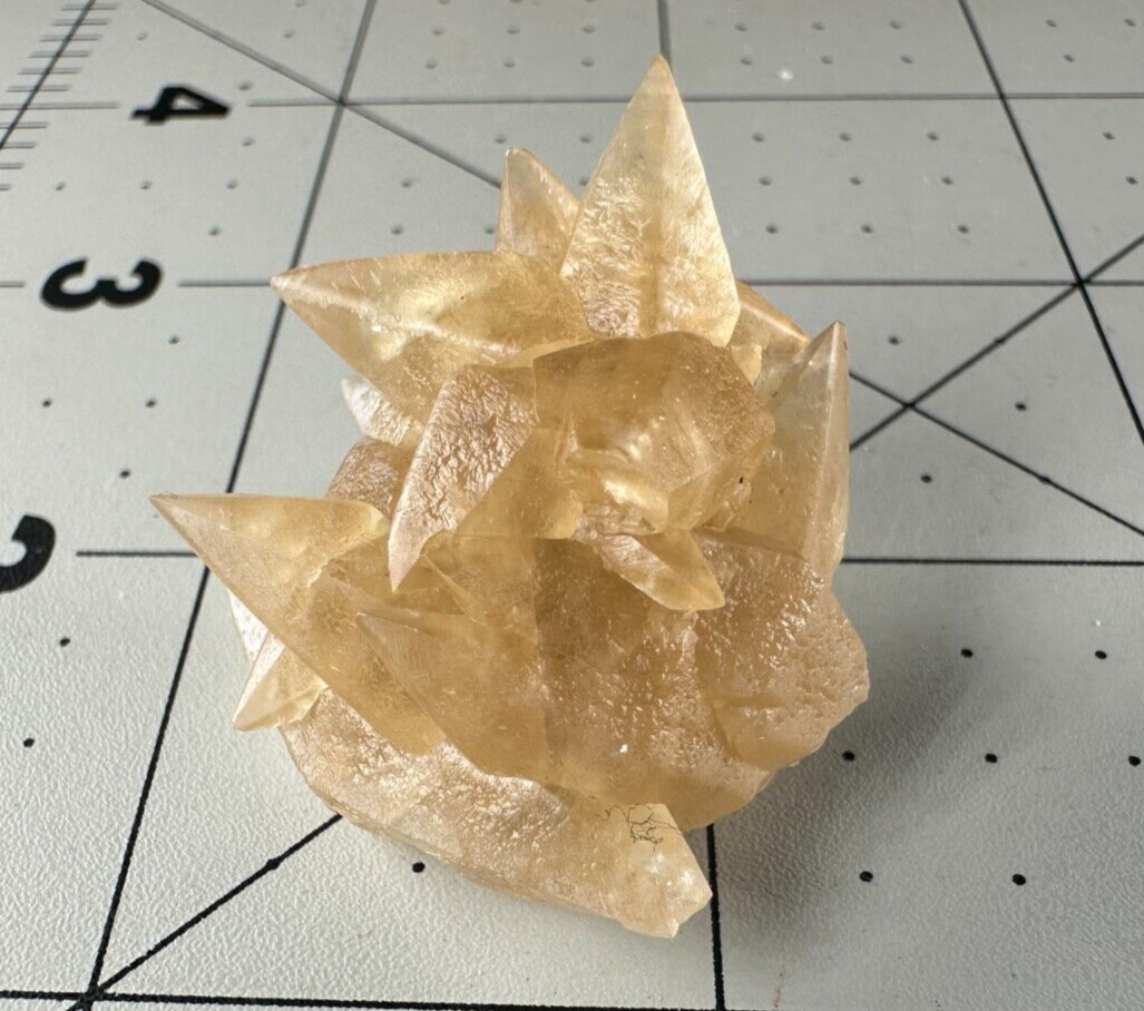 ➤ 1-1/4″ CALCITE CRYSTAL CLUSTER SPECIMEN – Pugh Quarry Ohio VIDEO➤892