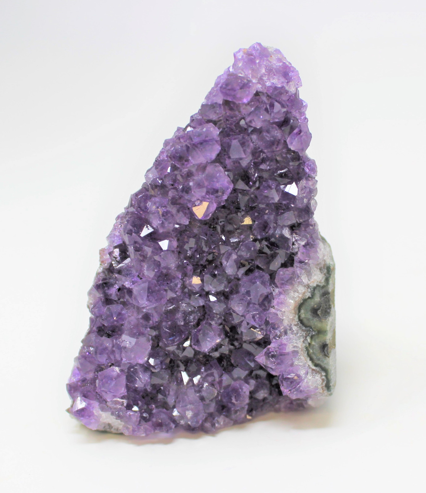 Stunning LARGE Amethyst Cut Base Cluster, Crystal Quartz Geode 8 – 11 oz