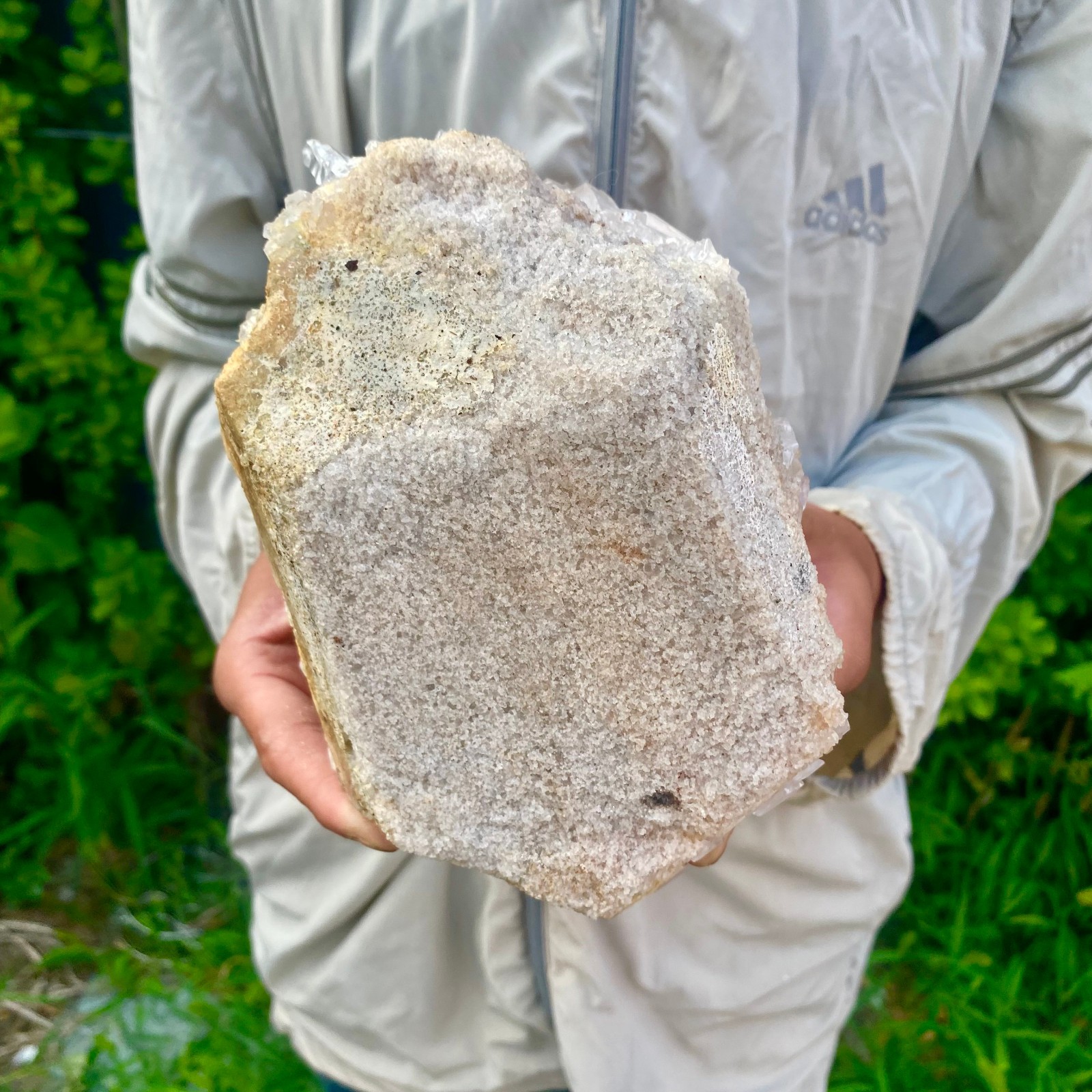 5.51LB Large Natural Clear White Crystal Quartz Cluster Energy Healing Specimen