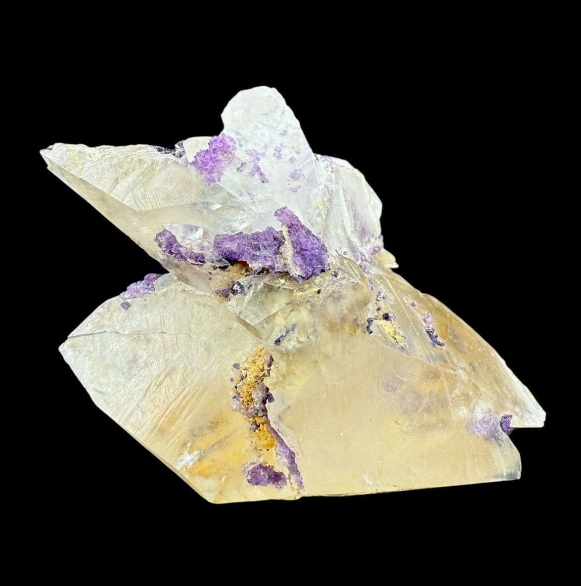 Fluorite & Calcite Xls: Faircloth Vein, Mundy’s Landing, Woodford, Kentucky 🇺🇸