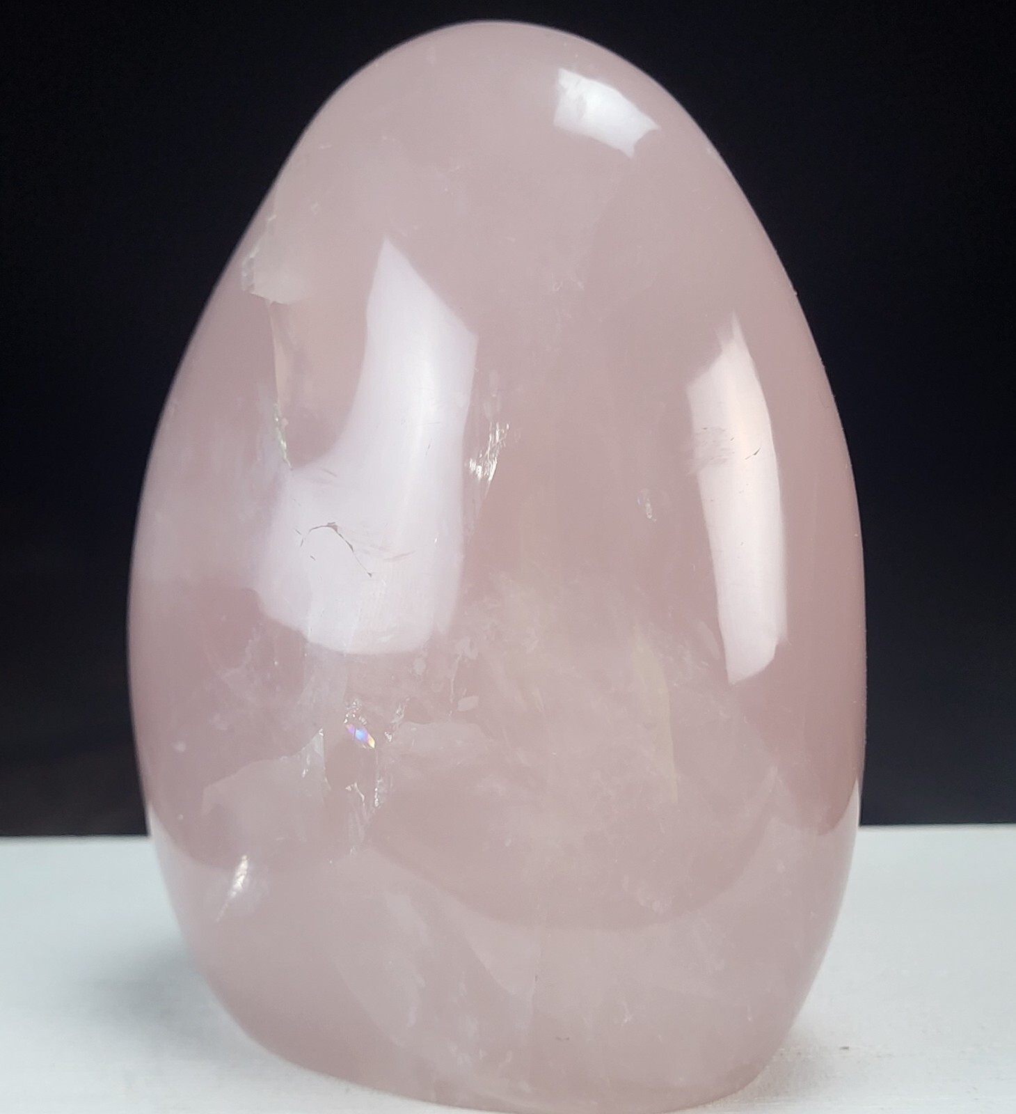 Rose Quartz Freeform Free Form Large Big Huge Tall Crystal Chakra Gemstone Nice!