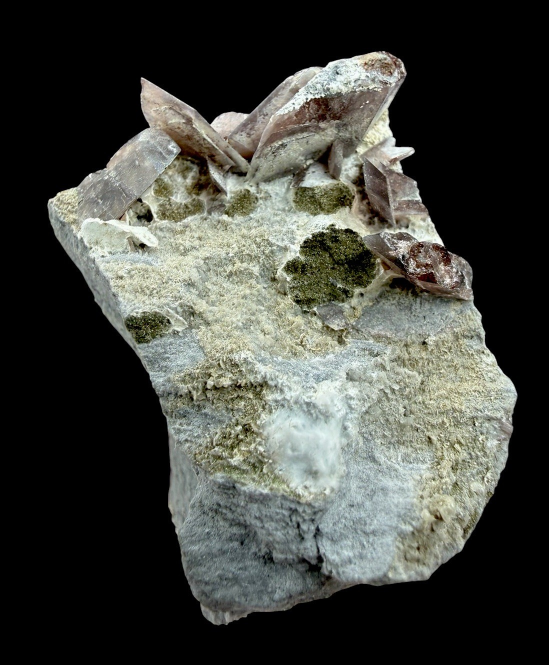 Axinite Crystals : Do Do Mine . Worika . Siberia , Russia 🇷🇺