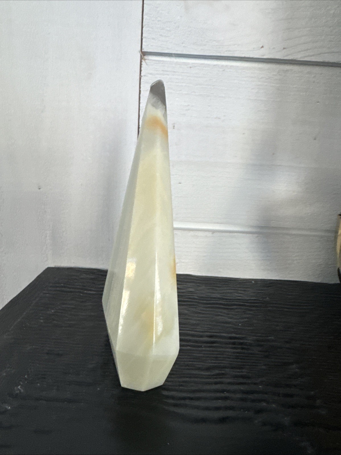 Caribbean Calcite Crystal Teardrop 272 Grams 5.25”