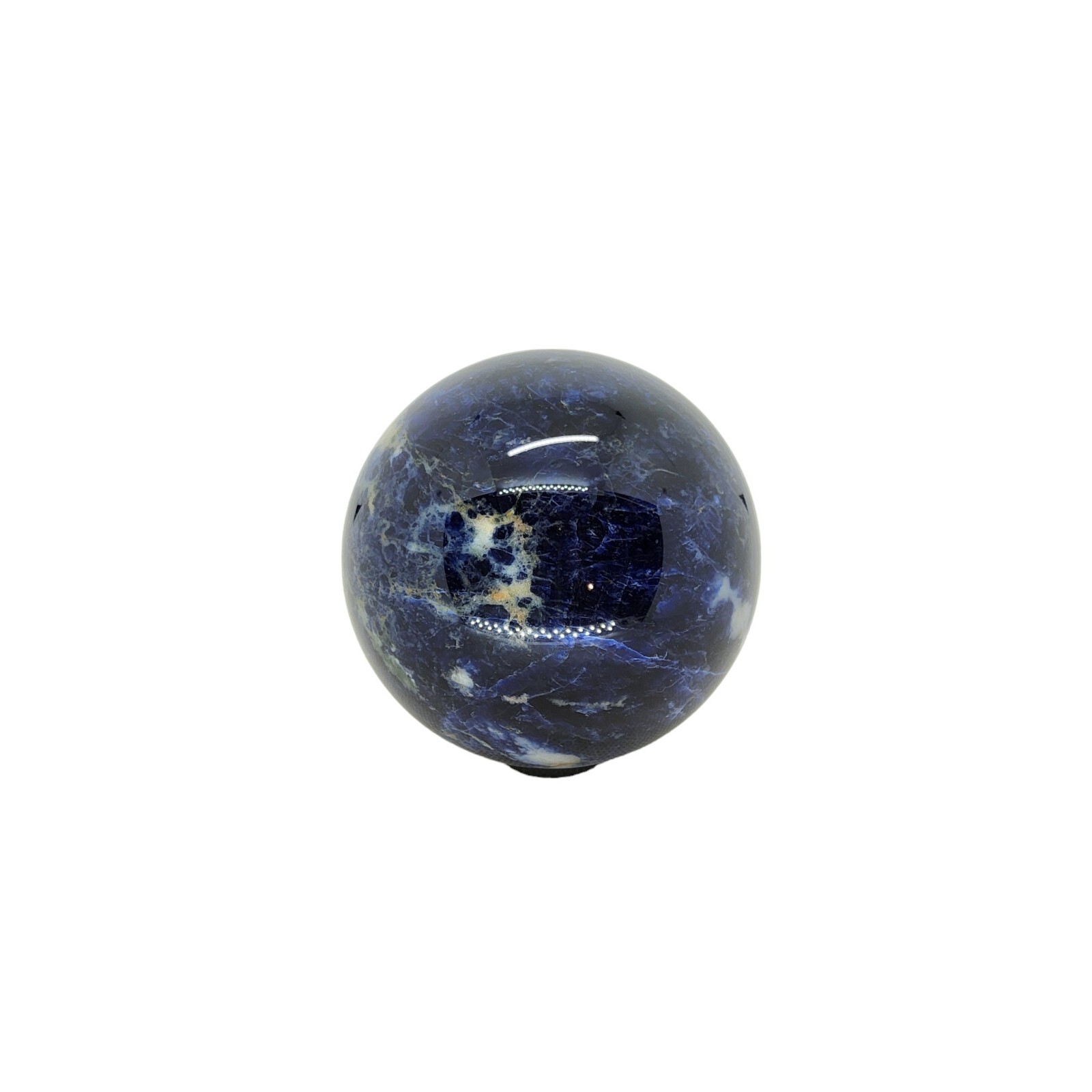 Sodalite, 2 3/8 inch, sphere, ball, specimen, display, gemstone, blue, #R-2975
