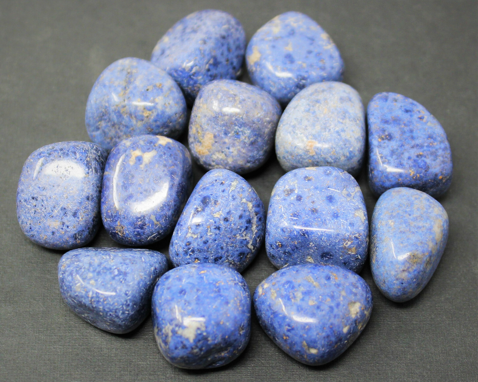 Wholesale Bulk 1/2 lb lot Dumortierite Tumbled Stones Crystal Healing Gemstone