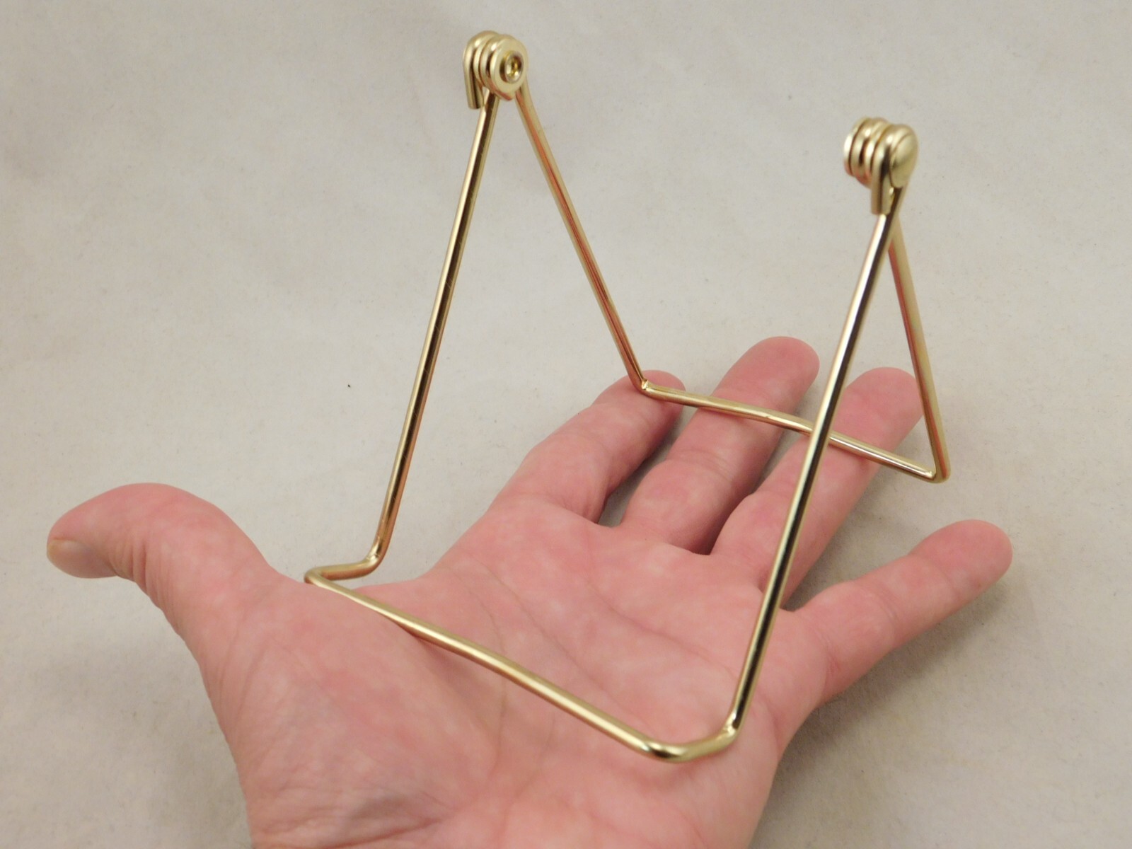 Easel Display Stand Gold Color Adjustable Medium Sized