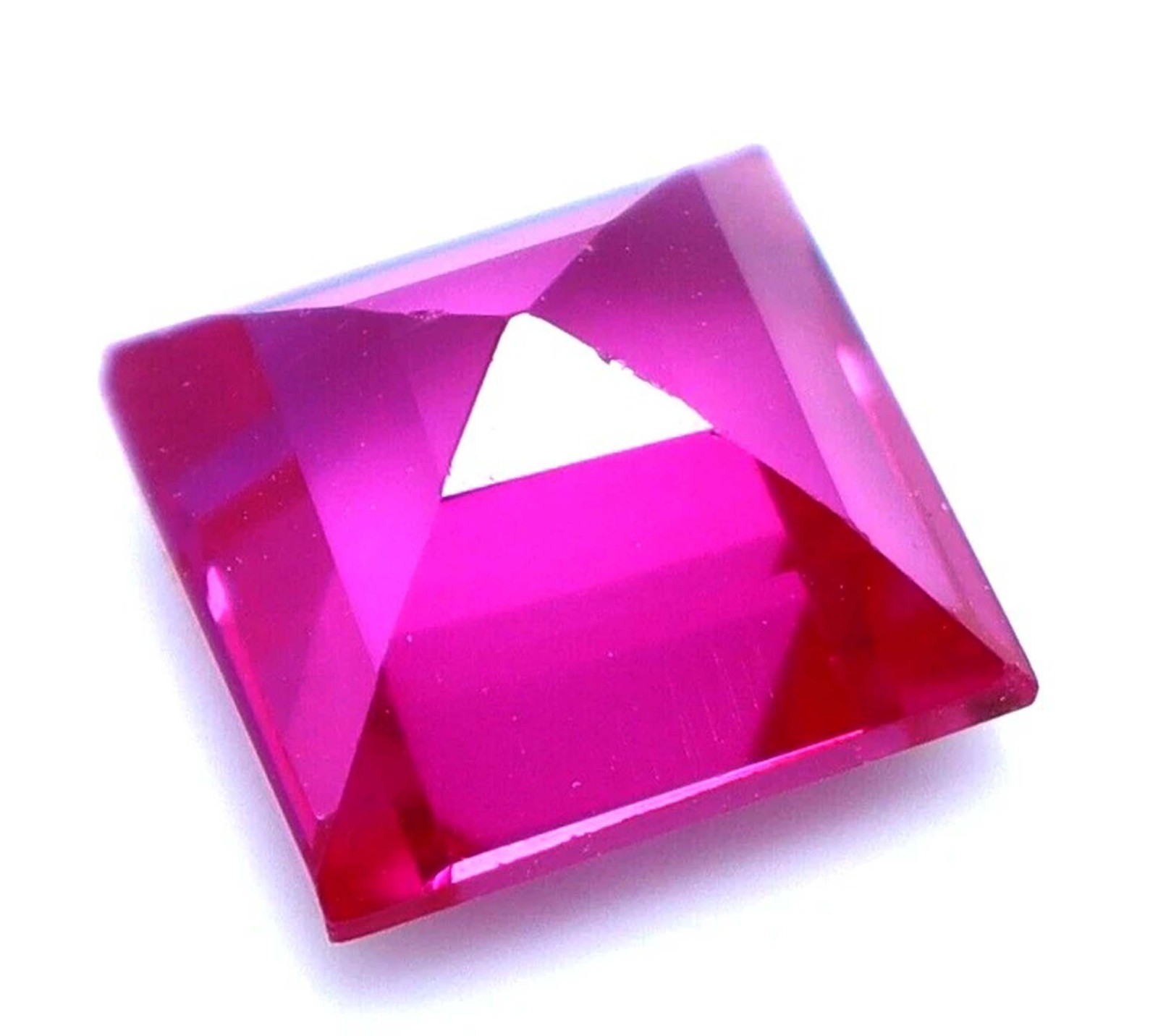 Authentic 16.00 Ct Natural Pink Ruby Princess Loose Gemstone IGL Certified 5DOX