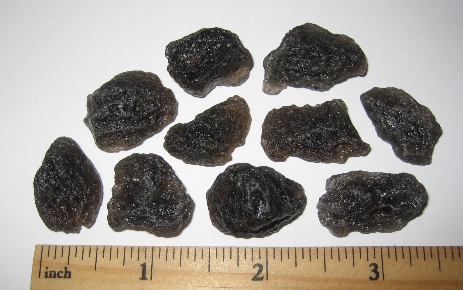 10 RARE 0.6″- 0.8″ AGNI MANI ( AGNI MANITITE ) TEKTITES INDONESIA ~ 34.8grams *3