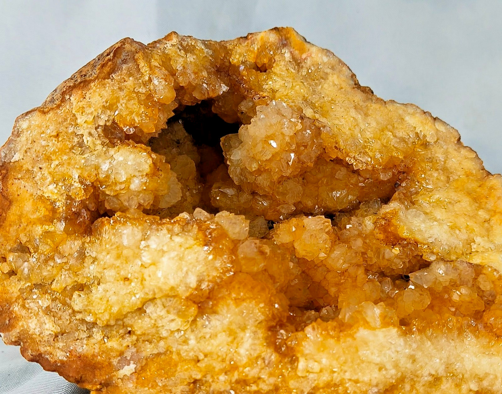 3 lb 4.5 oz Natural Kentucky Geode Crystal Lined Open Druzy Quartz Display Ky
