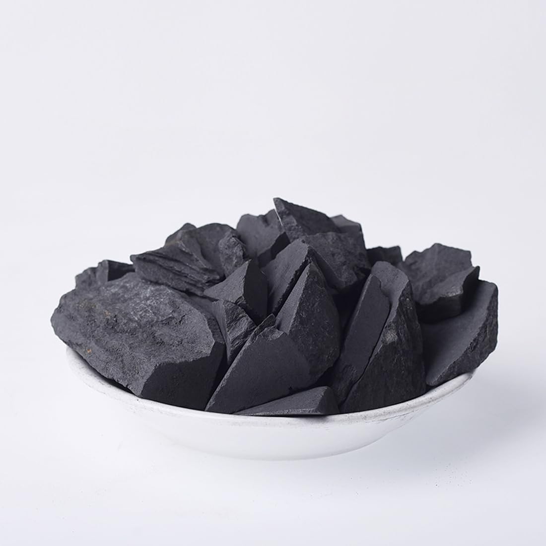 Shungite Raw Crystals, Large 1.25-2.0″ Healing Crystals Natural Rough Stones …