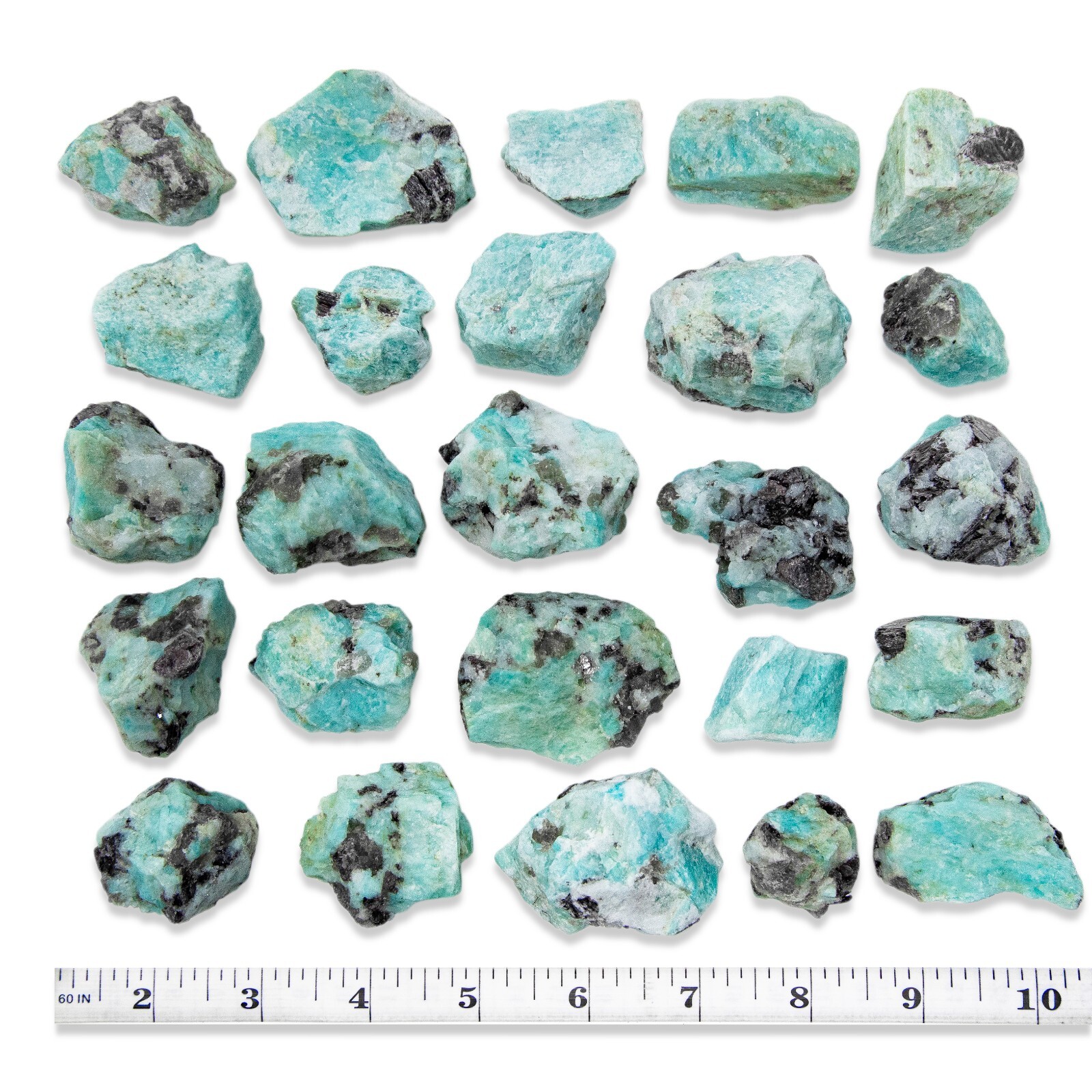 Raw Amazonite Crystal – Bulk Wholesale Rough Stones – Amazonite Gemstone Brazil