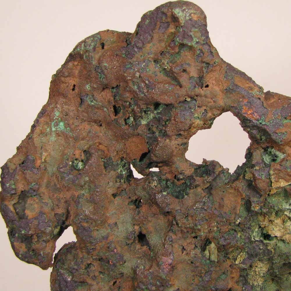 5.1″ Polished Glacial Native FLOAT COPPER Butchite Specimen – Michigan – 1.2 lbs