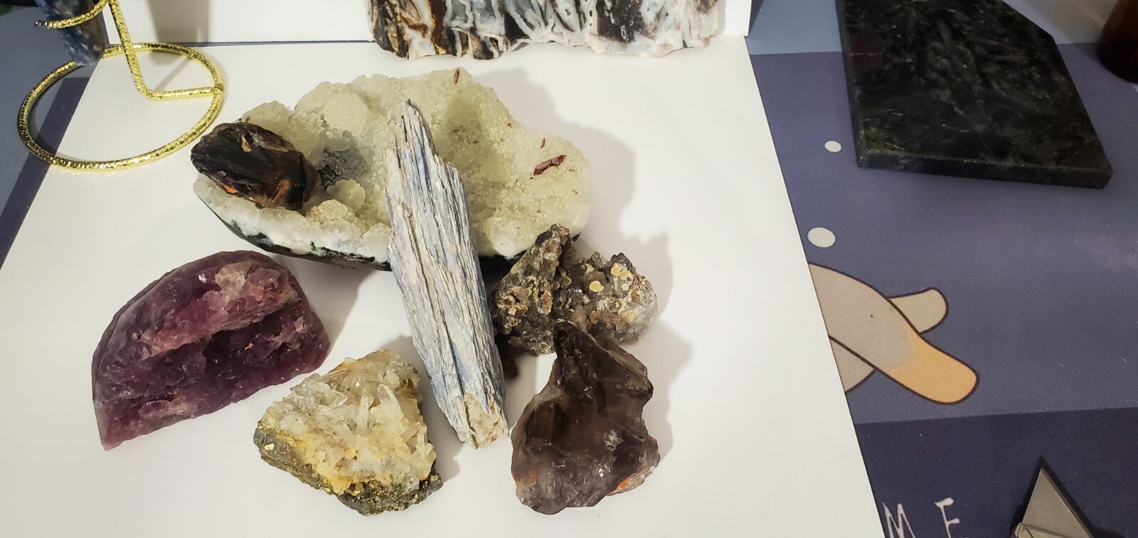 7 Raw Specimen Set – Rough Gemstones Assorted – Mixed Lot Healing Crystals Sp69