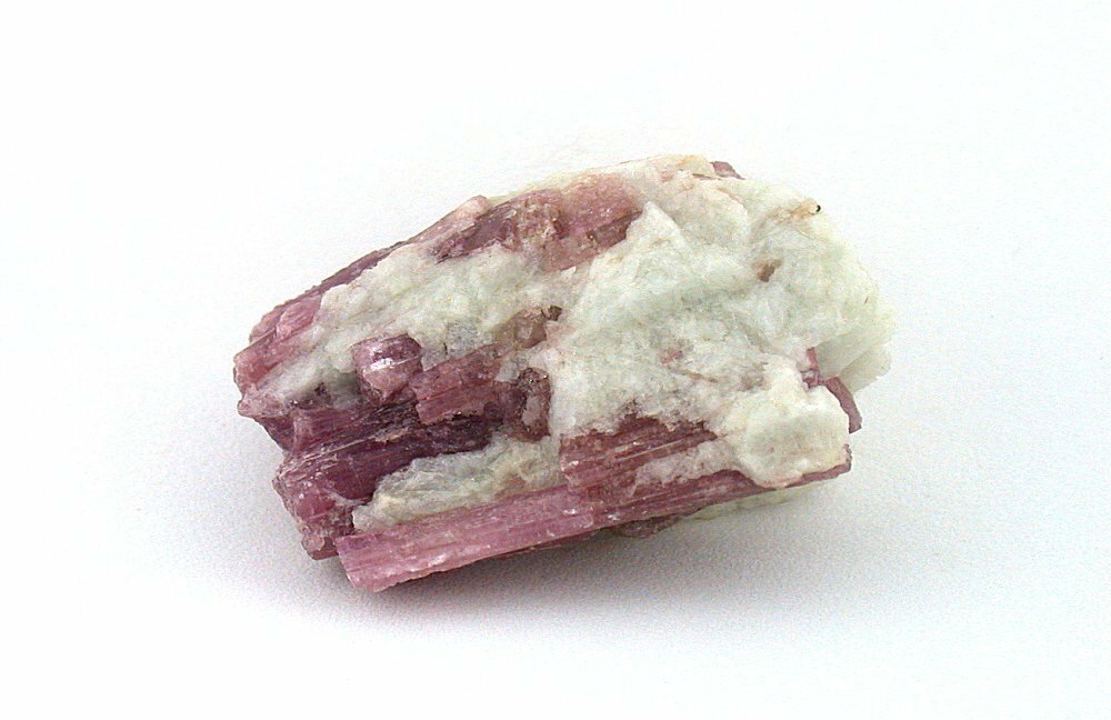 1 1/2 x 9/10 x 3/5 Inch Multi Crystal Pink Tourmaline In Quartz Specimen CS181