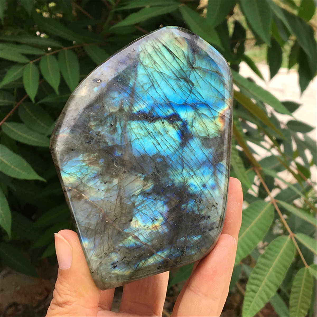620g Natural Labradorite Mineral Quartz Crystal Mineral Reiki healing