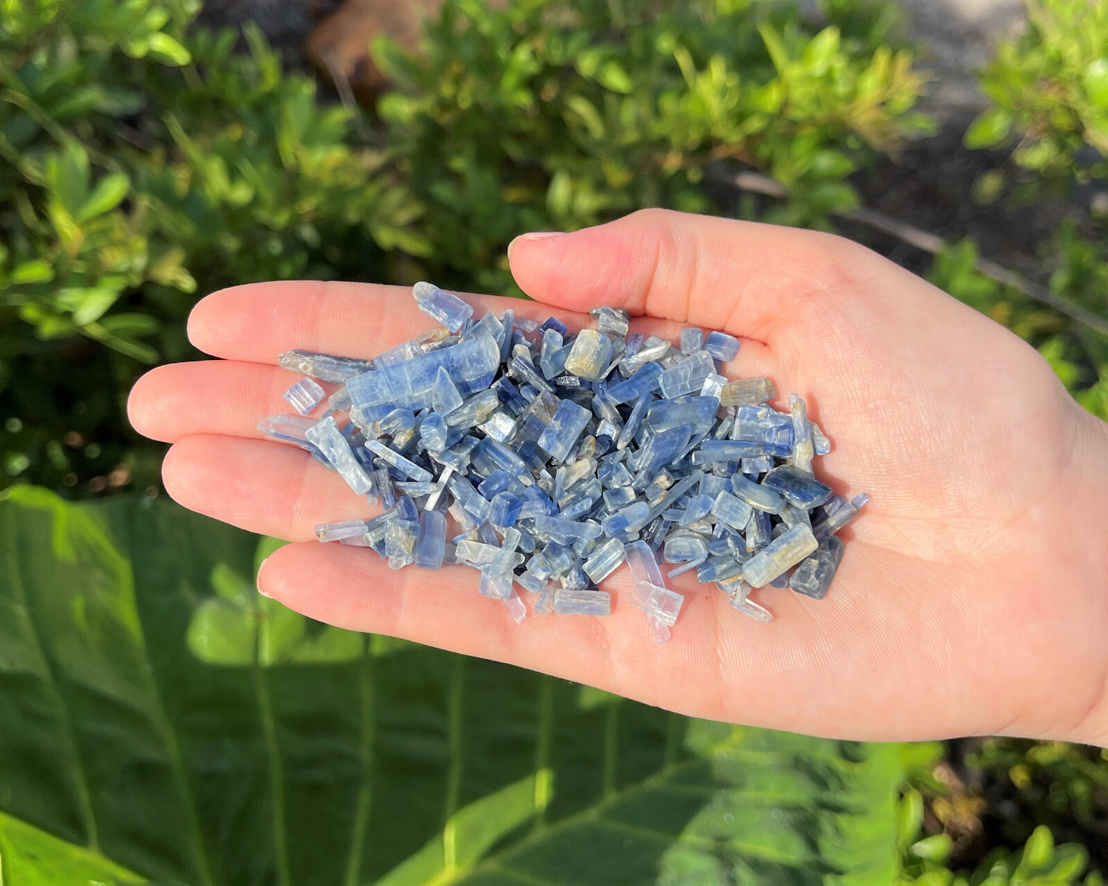 Blue Kyanite Semi Tumbled Gemstone Mini Chips 4-8 mm, ‘AAA’ Grade Wholesale Lots