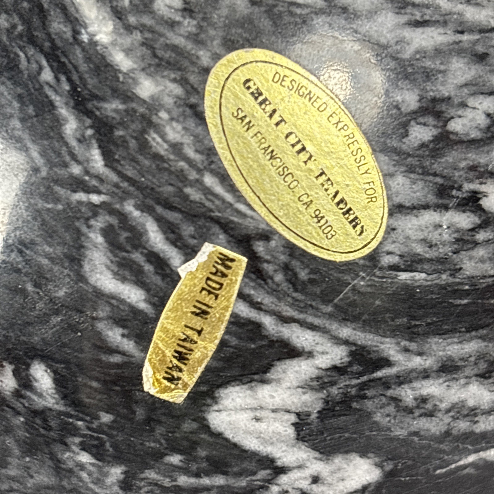Polished Black Moonstone Large Sphere on Clear Acrylic Stand