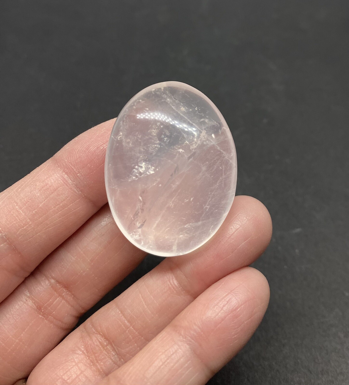 Girasol Genuine Quartz Stone from Madagascar 25g over 1 1/2in