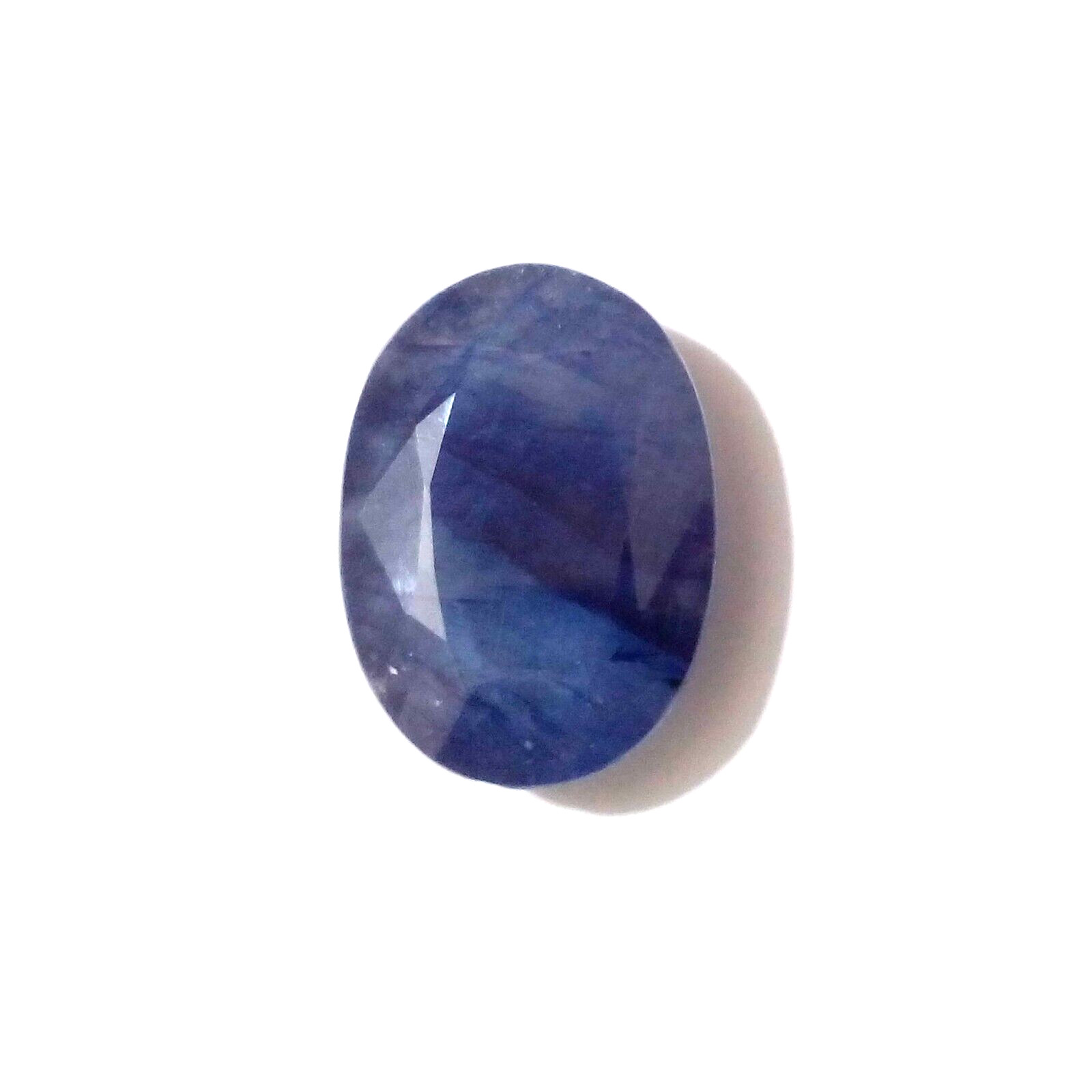 100%Natural Ultimate Blue Sapphire Oval Shape 6.39 Crt Faceted Loose Gemstone