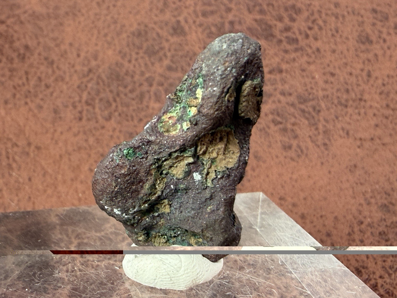 Natural Oxidized Green Glacial Float Copper with Buffed Finish, Michigan 28.3 g