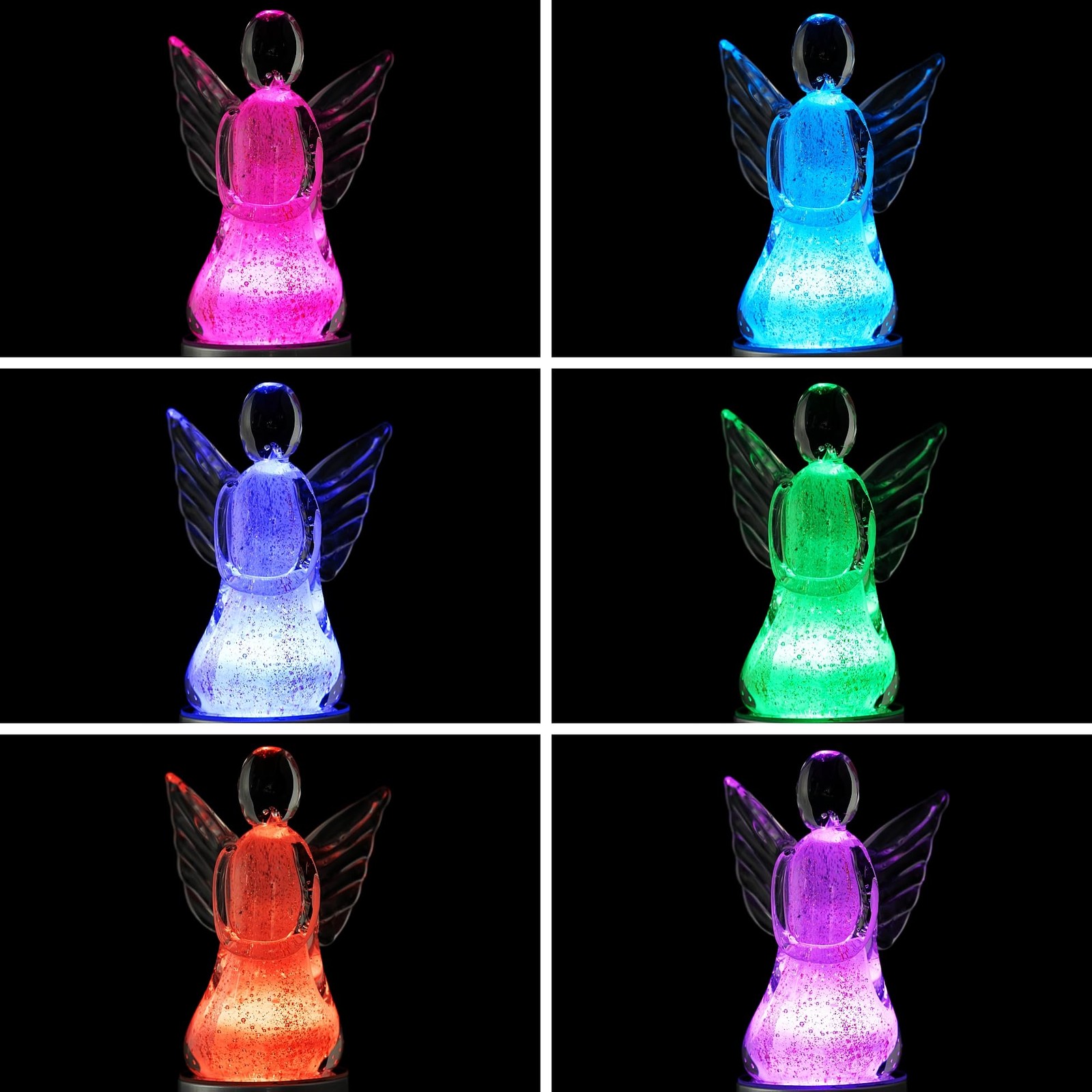 LED Light Base Display Stand,Lighted Up Stand Color Changing Small LED for 3D…