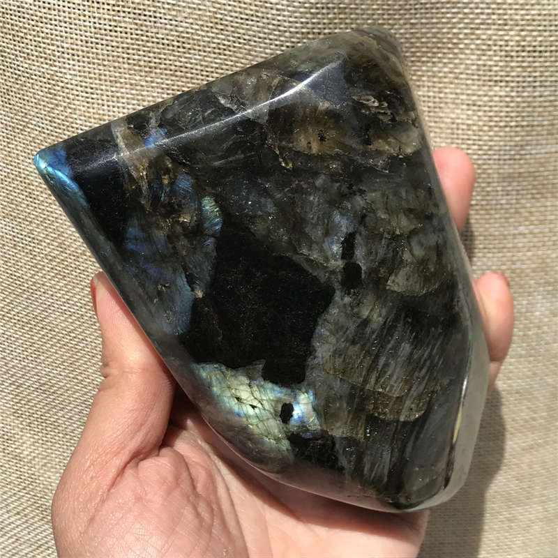 1.03kg Natural Labradorite Quartz Crystal Spectrolite Mineral Reiki healing