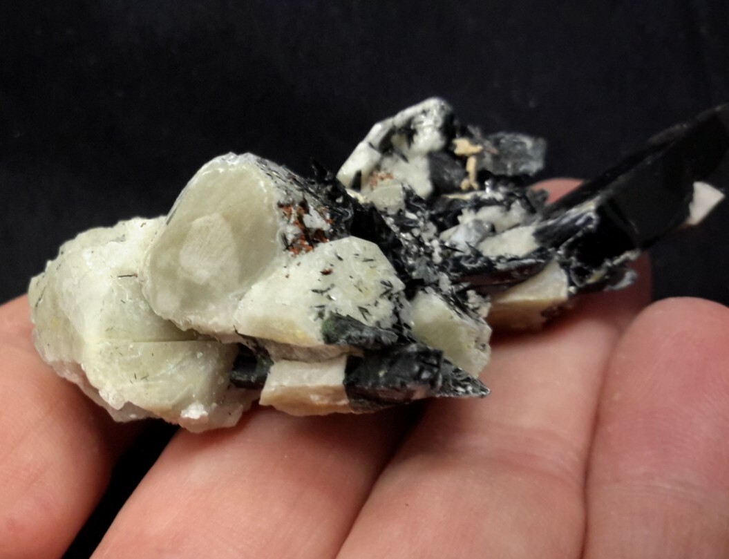 2″ AEGIRINE on MICROCLINE from Zomba, Malawi