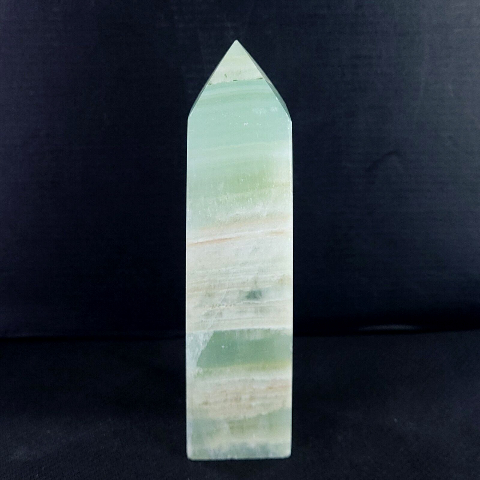 Green Banded Carribean Calcite Tower