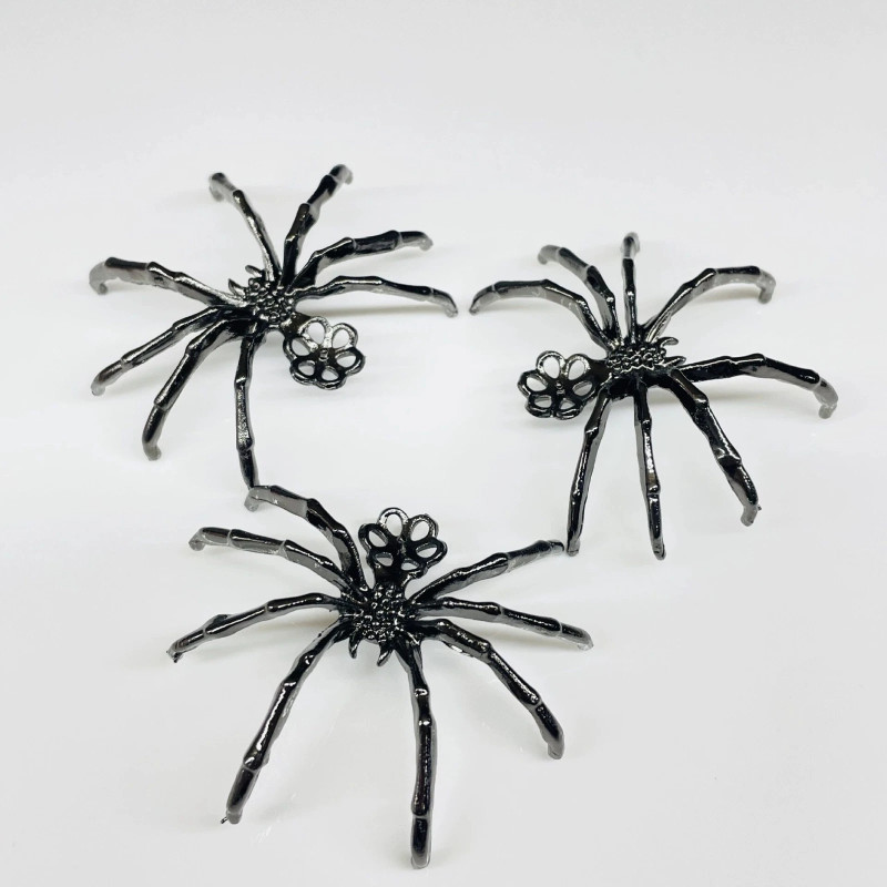 10pcs Electroplate Spider reiki stand Random