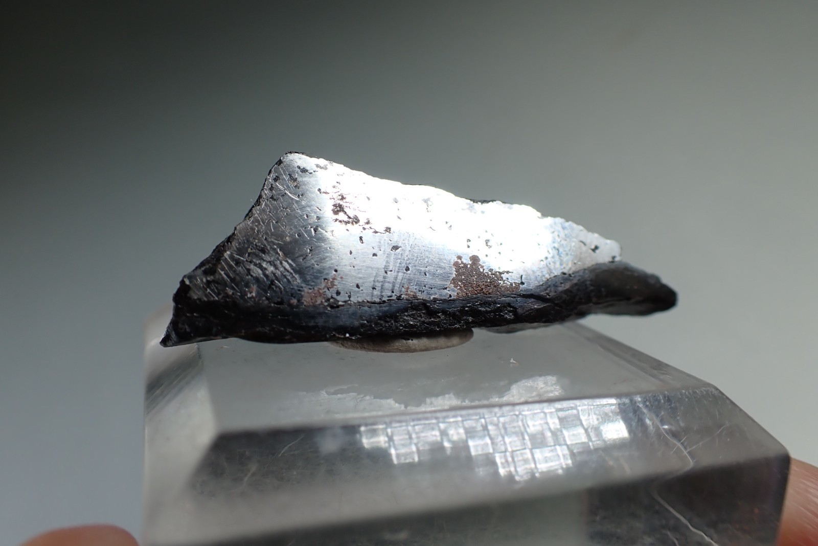 NATIVE IRON IN BASALT * VERY RARE ! Khungtukun Massif, Taimyr, RUSSIA