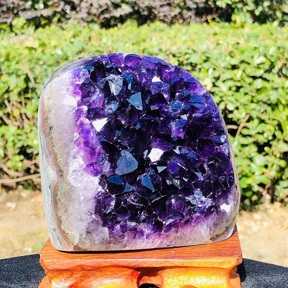 3.52LB Natural Uruguayan Amethyst Cluster Cave Display Specimen Healing 3127